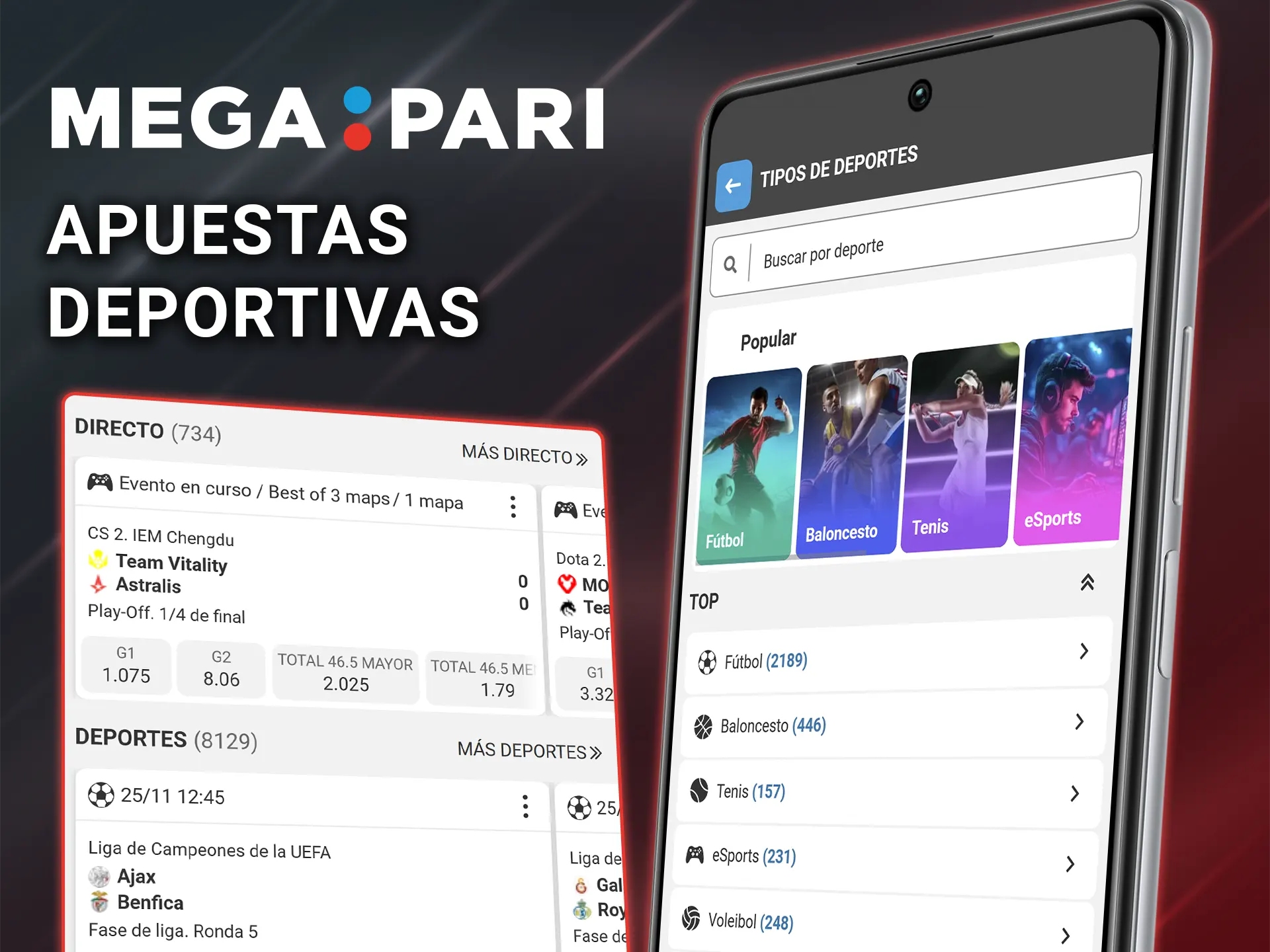 Descubre el mundo de las apuestas deportivas en Megapari.
