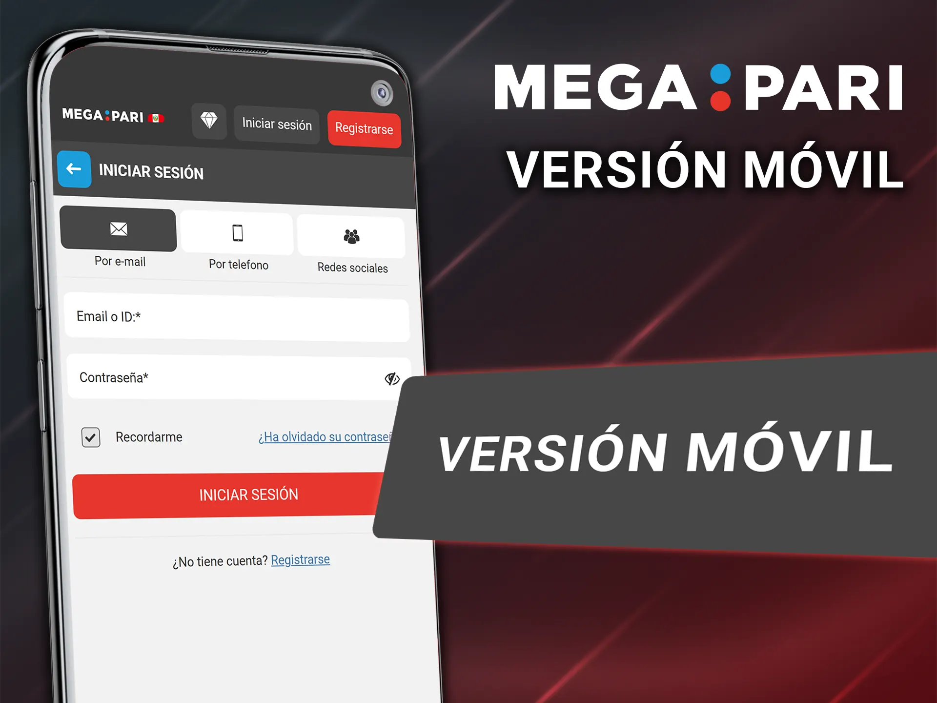 Utiliza la versión móvil y juega en cualquier lugar en Megapari.