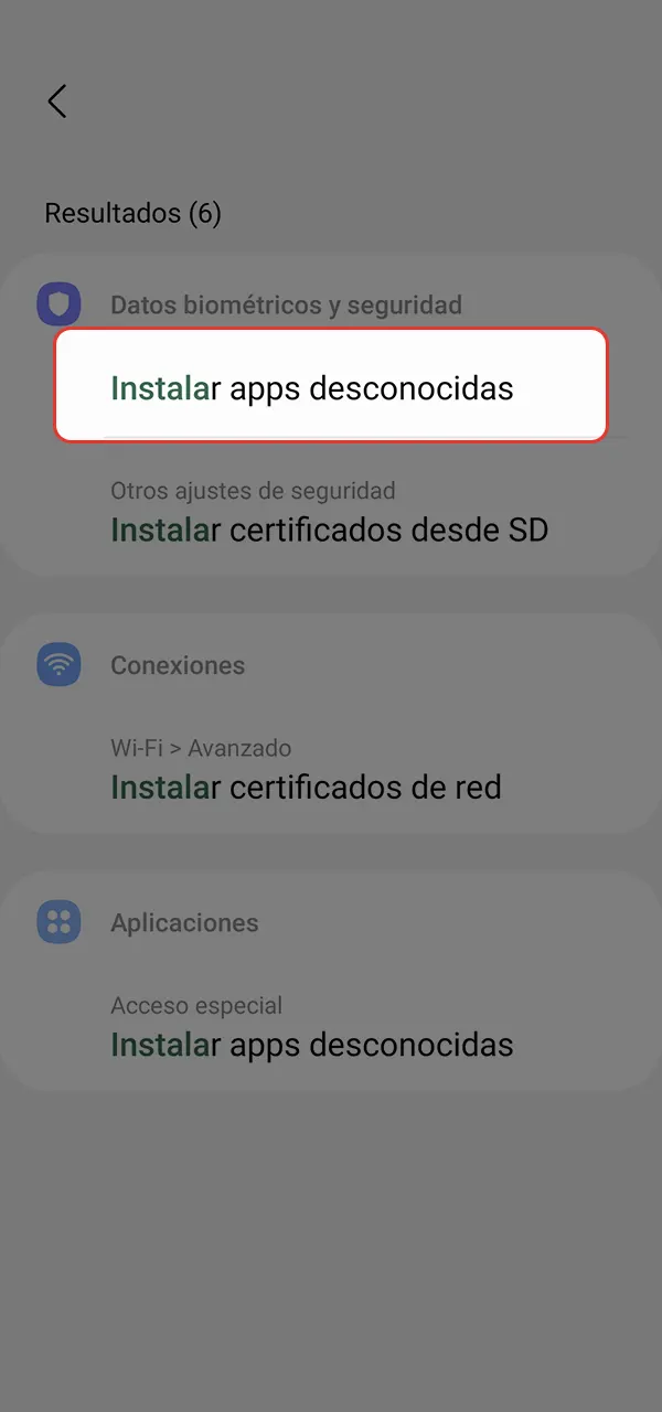 Permite la instalación para acceder a la aplicación Megapari.