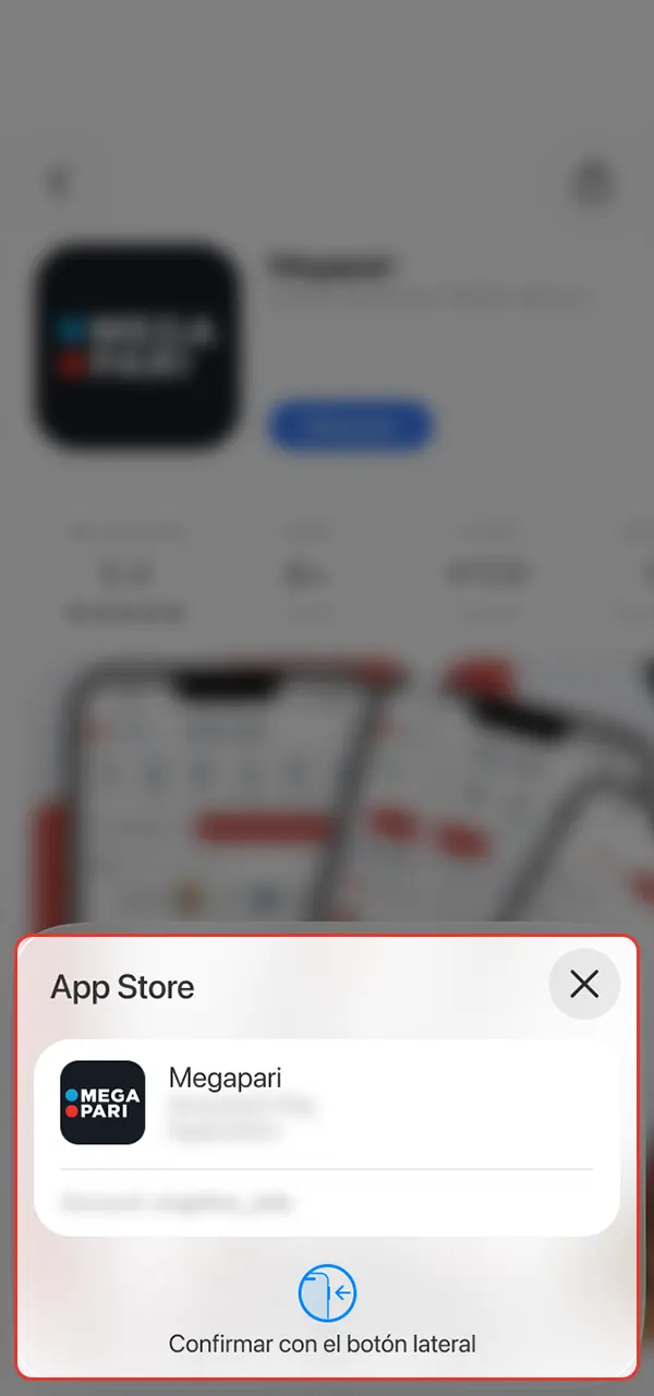 Instala la aplicación y disfruta del juego en Megapari.