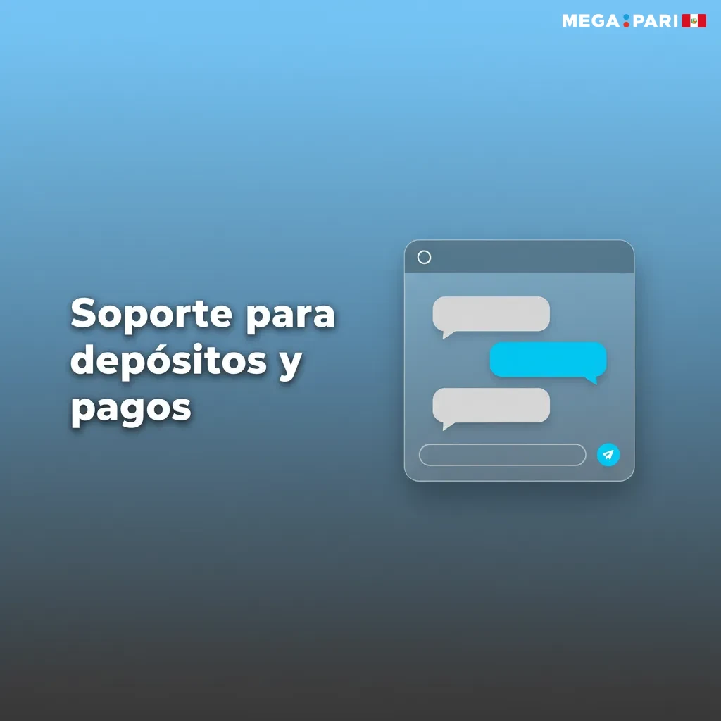 Soporte 24/7 para depósitos y pagos en Perú, con iconos de chat, correo y centro de ayuda.