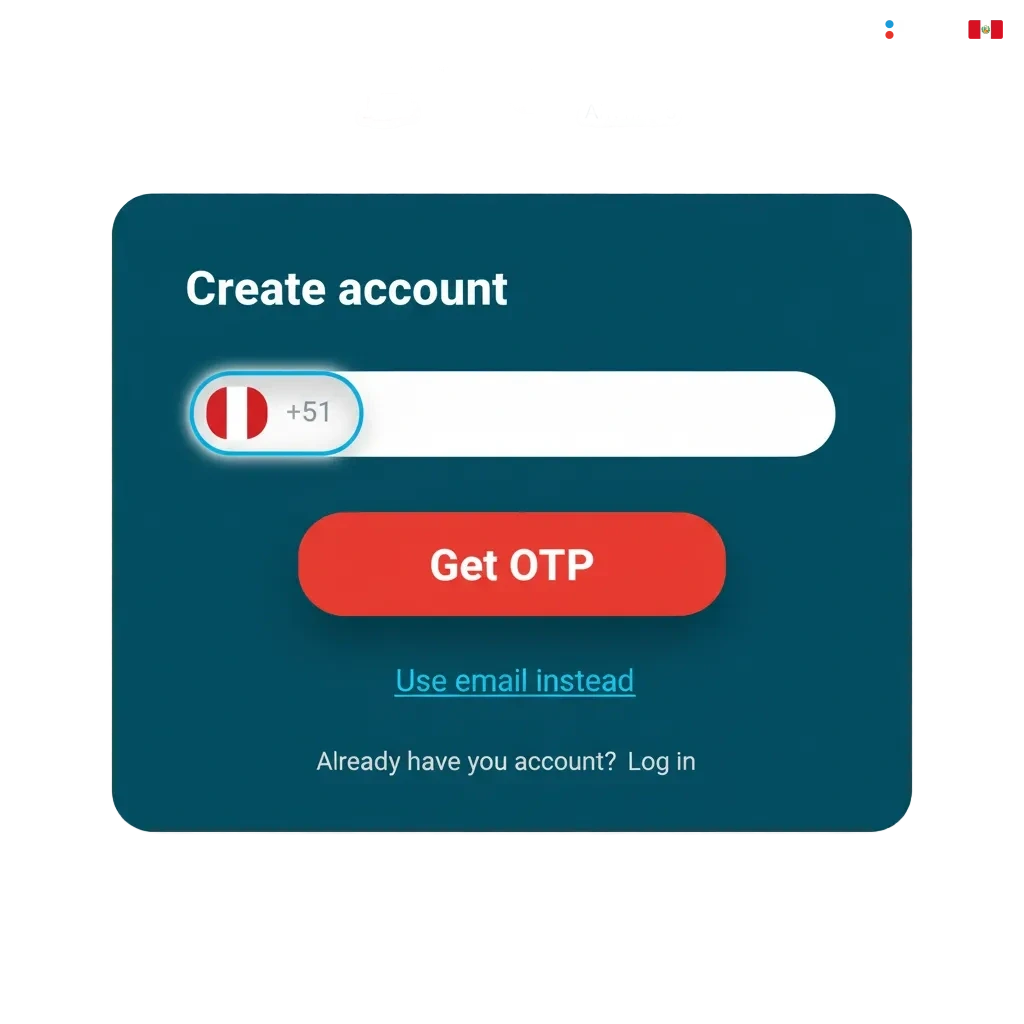 Banner de MegaPari Perú con pasos de regístrate, inicia sesión y verifica, bono de 5.850 PEN + 150 giros, web y app.