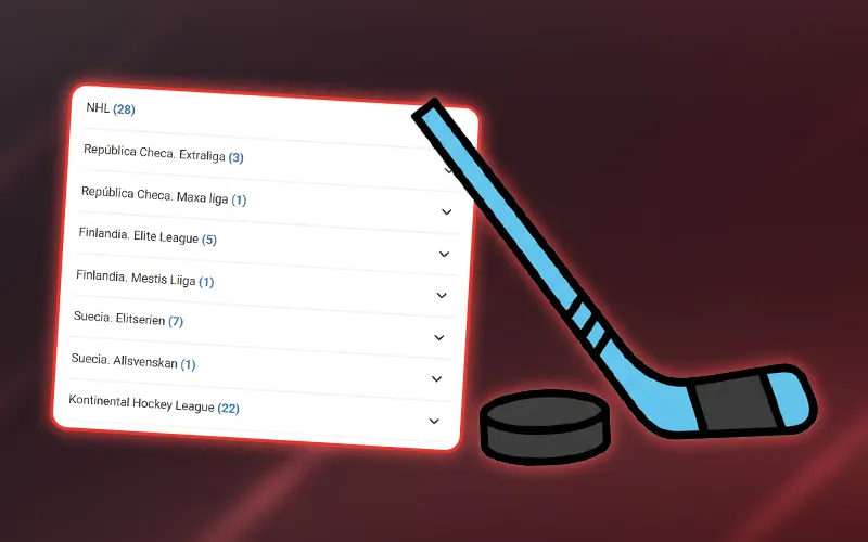 Apuesta por tus equipos de hockey favoritos en Megapari.