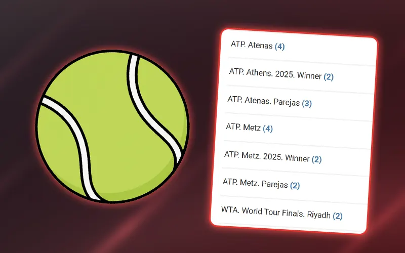 Apuesta al tenis y sigue las victorias en Megapari.