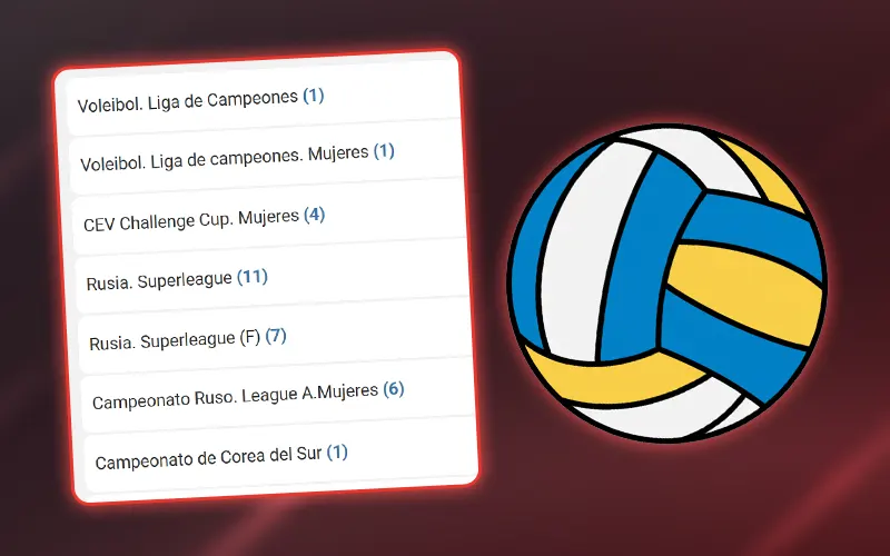 Haz pronósticos sobre voleibol y gana en Megapari.