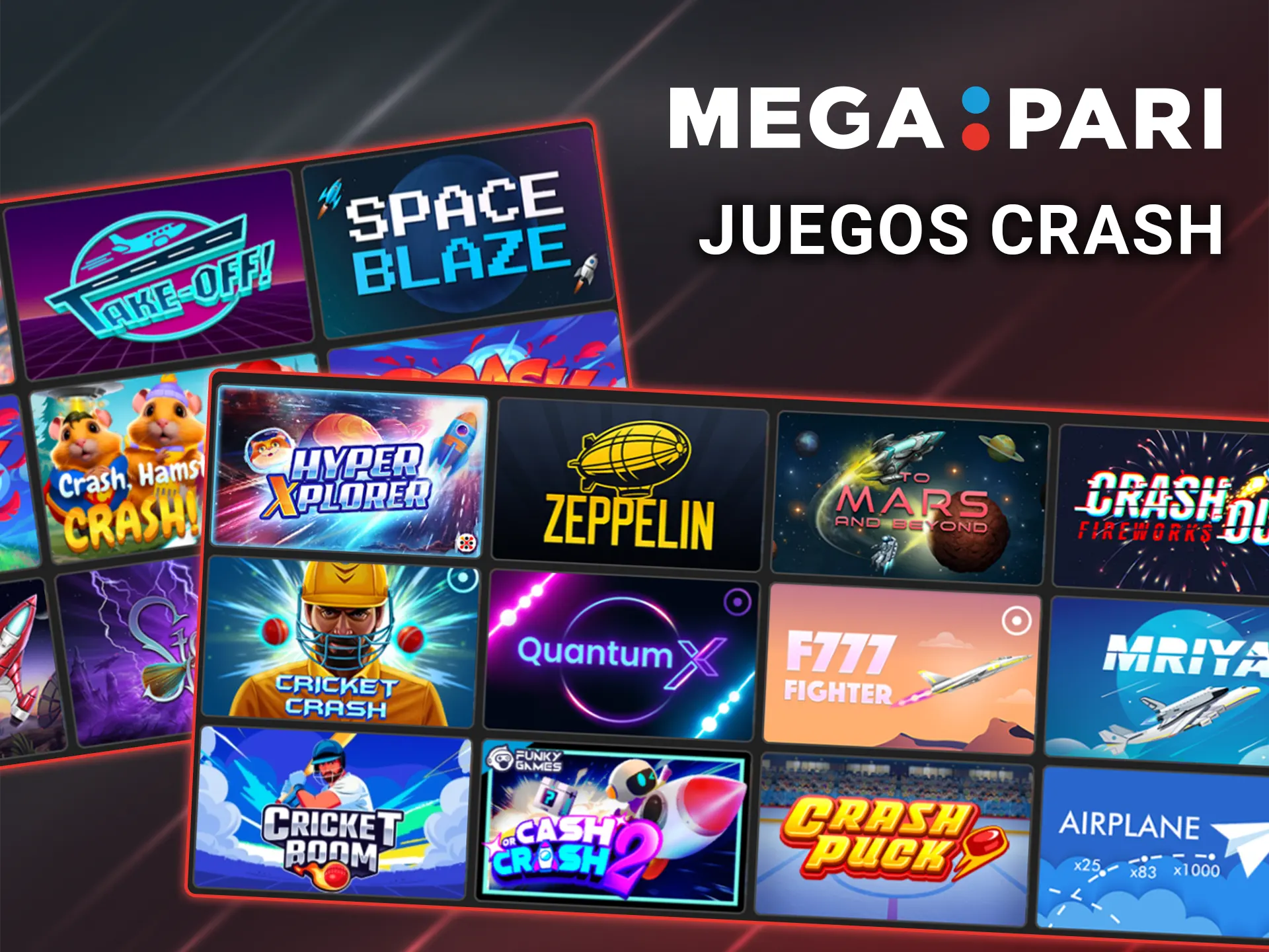 Descubre los emocionantes juegos crash en Megapari.