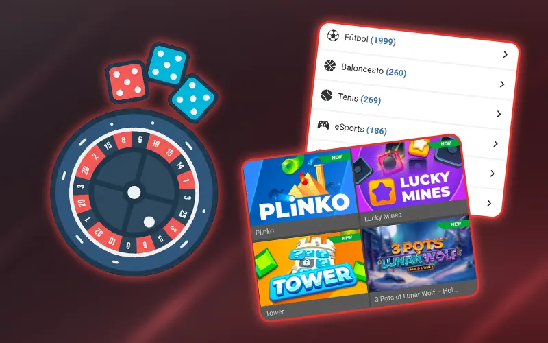 Explora la gran variedad de juegos y apuestas en Megapari.