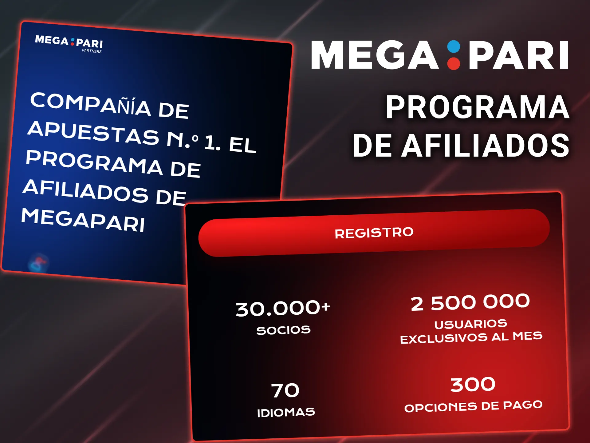 Únete al programa de afiliados y gana dinero con Megapari.