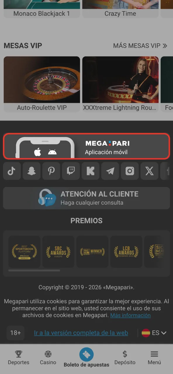 Descarga Aviator en la plataforma Megapari APK rápido y seguro.