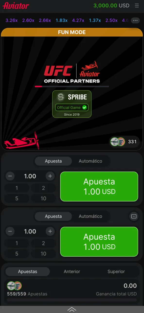 Espera del inicio en Aviator dentro de Megapari con pantalla preparada.