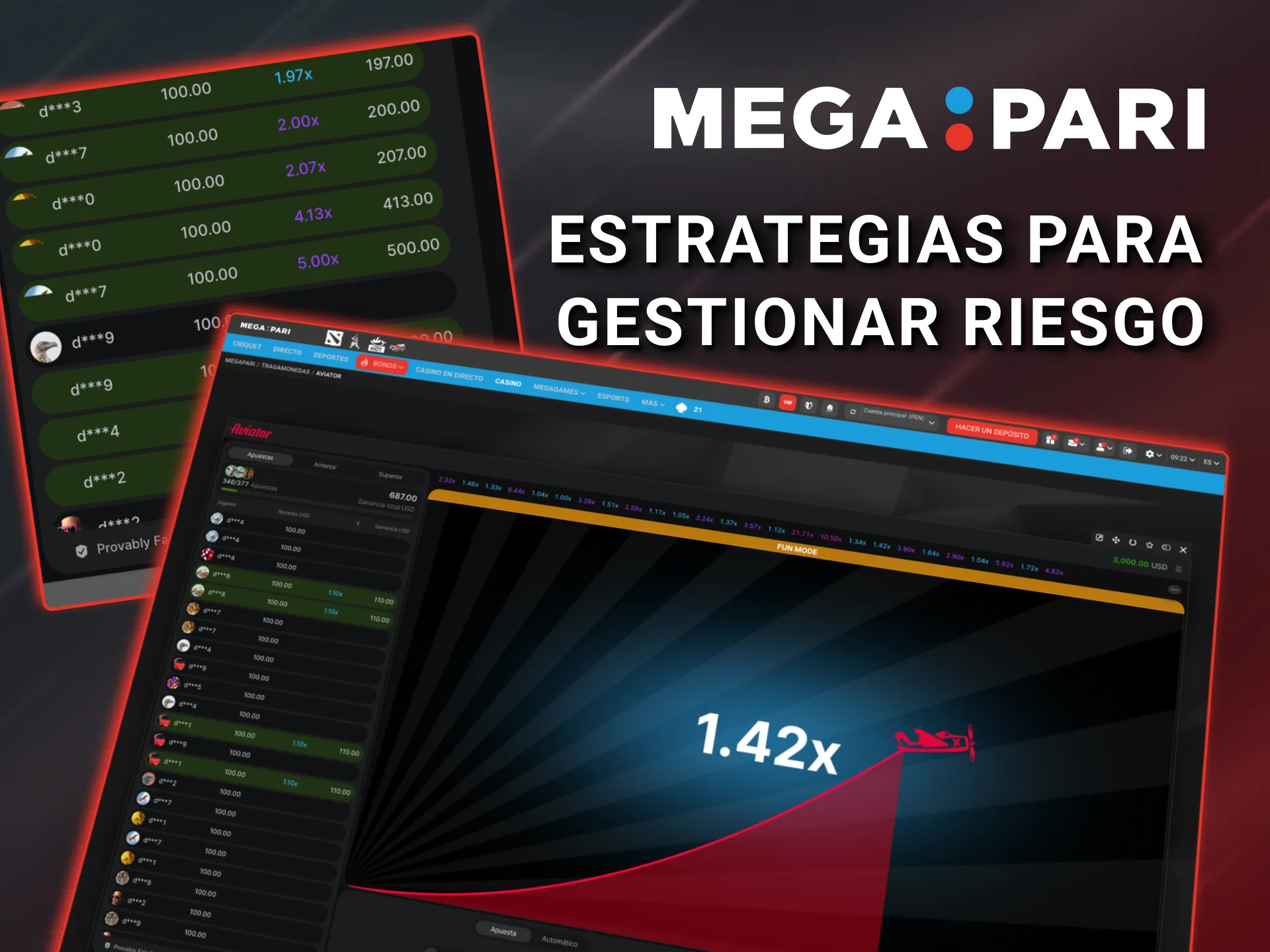 Megapari Aviator estrategias de riesgo con disciplina y control.