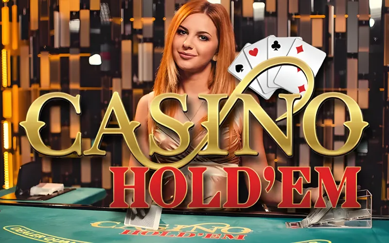 Acción de póker contra la banca en Casino Hold’em disponible en Megapari Perú.