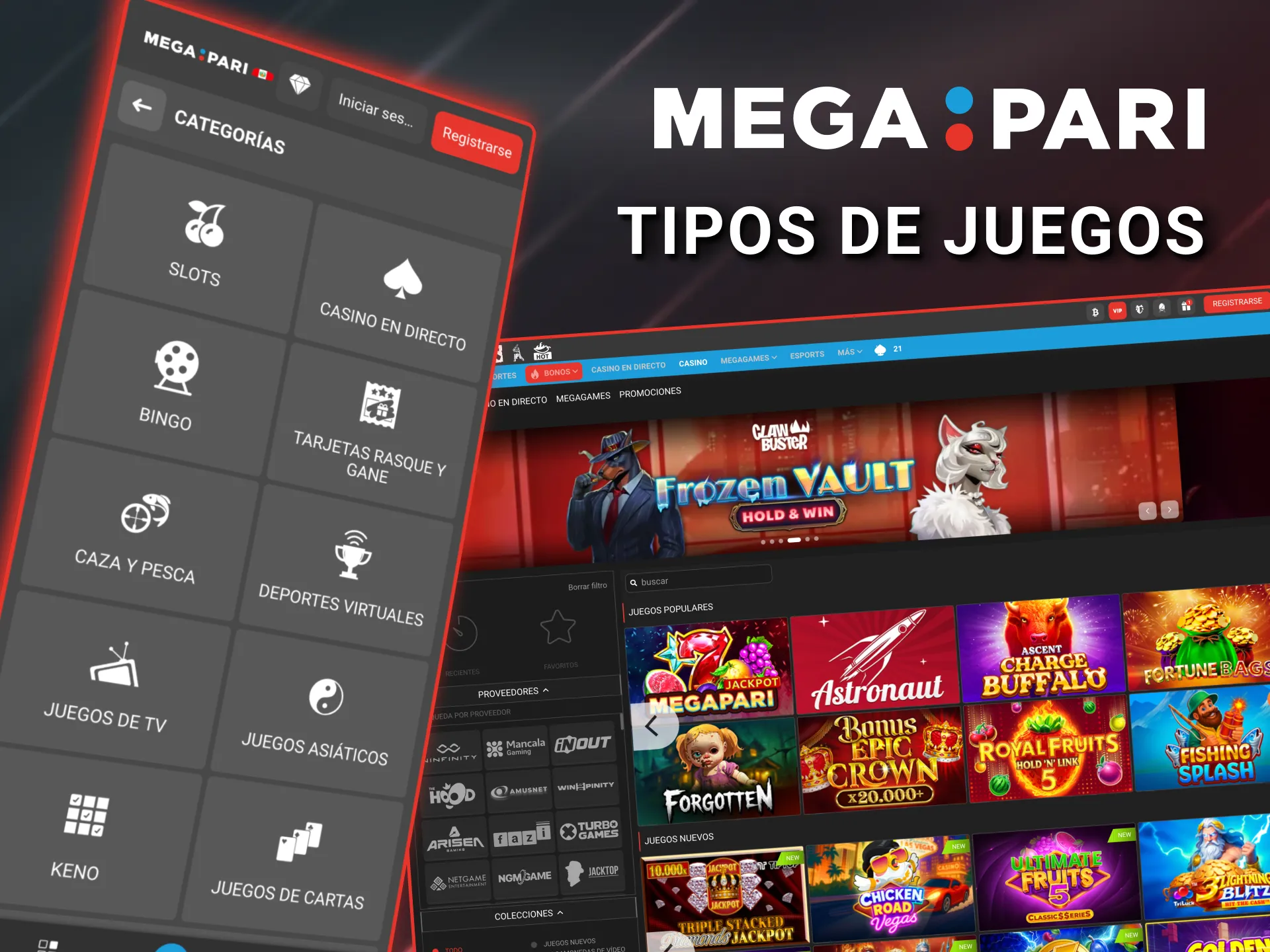 Diversión completa en Megapari con crash games, video póker y ruleta europea.