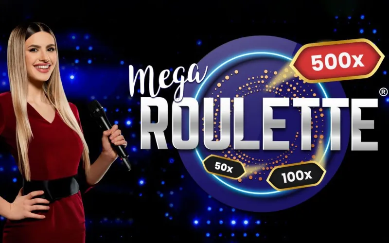 Mega Roulette en Megapari con multiplicadores aleatorios y pagos potenciados en cada giro.