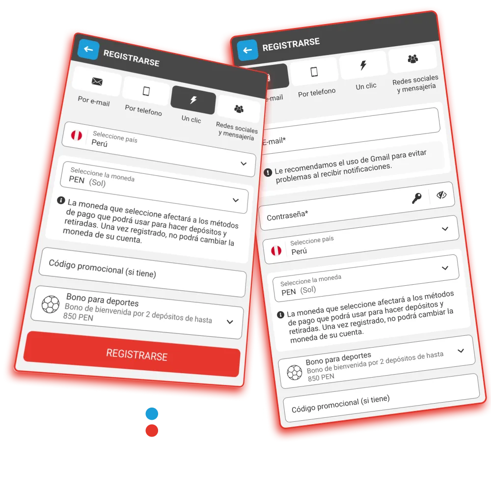 Registro rápido en Megapari Perú con bono de bienvenida exclusivo.